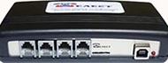 Система записи телефонных разговоров на компьютер (USB) Telest RD8 для цифровых системных телефонов и 2-х канальных баз DECT Panasonic